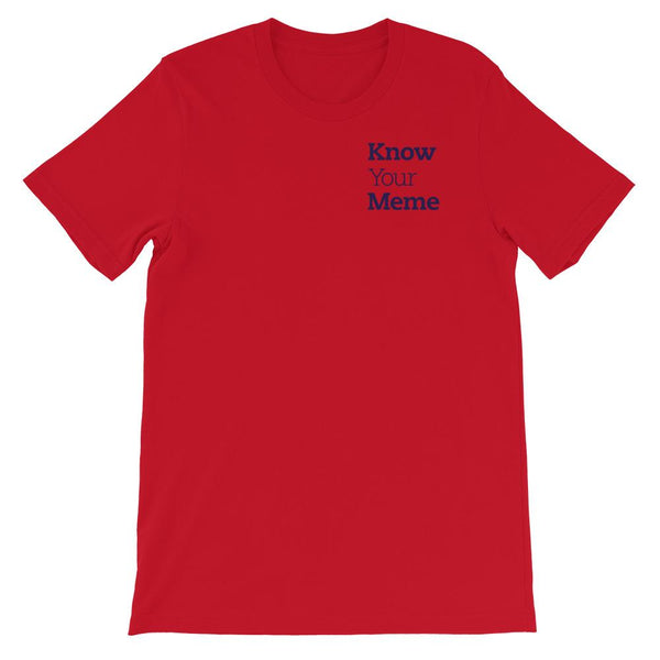 Know Your Meme T-Shirt shopyourmeme Red S 