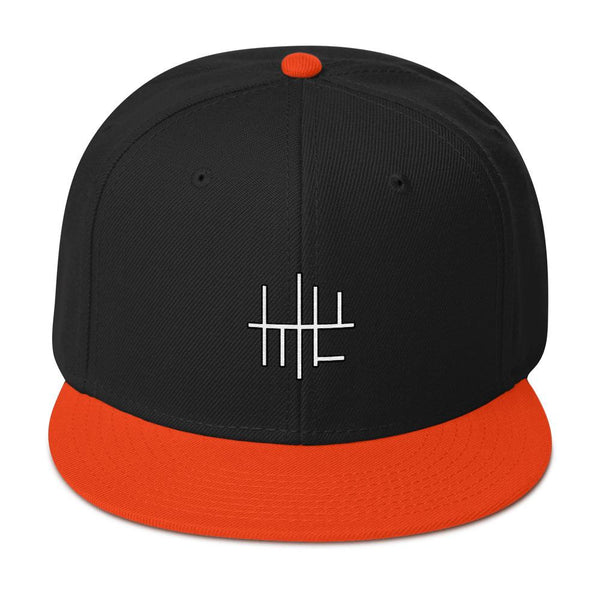 Loss Snapback Hat shopyourmeme Orange / Black / Black 