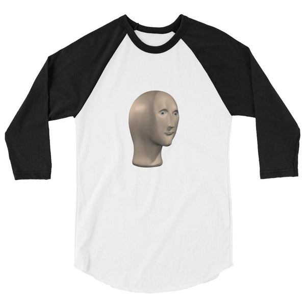 Meme Man 3/4 Sleeve Raglan Shirt shopyourmeme 