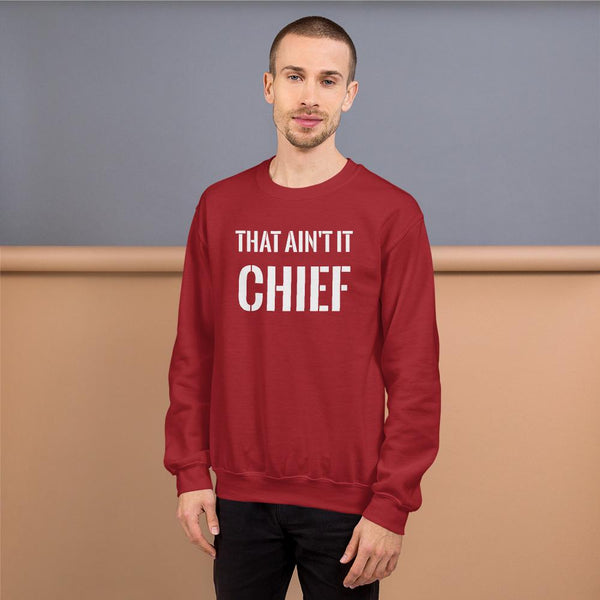 This Aint It Sweatshirt The Meme Store Red S 