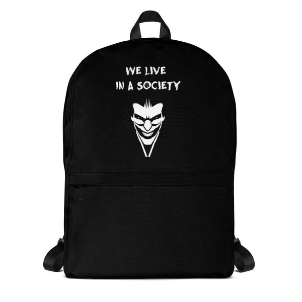 We Live In a Society Backpack shopyourmeme 