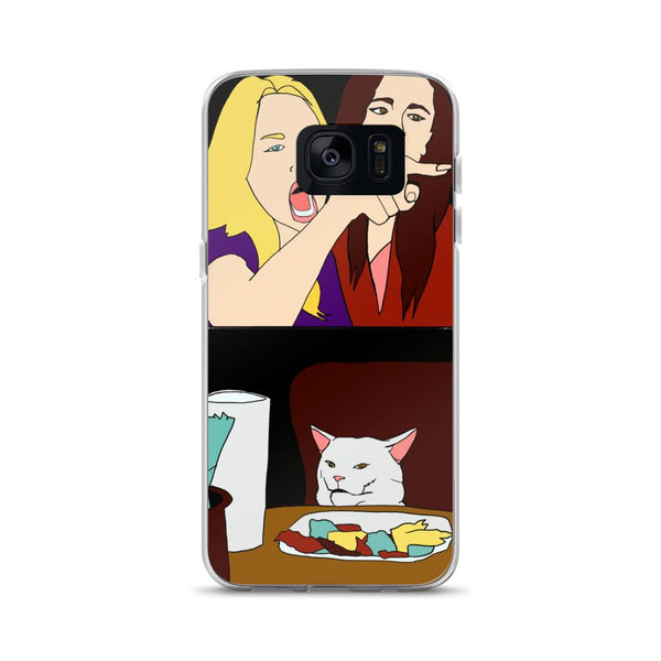 Woman Yelling at a Cat Samsung Case The Meme Store Samsung Galaxy S7 